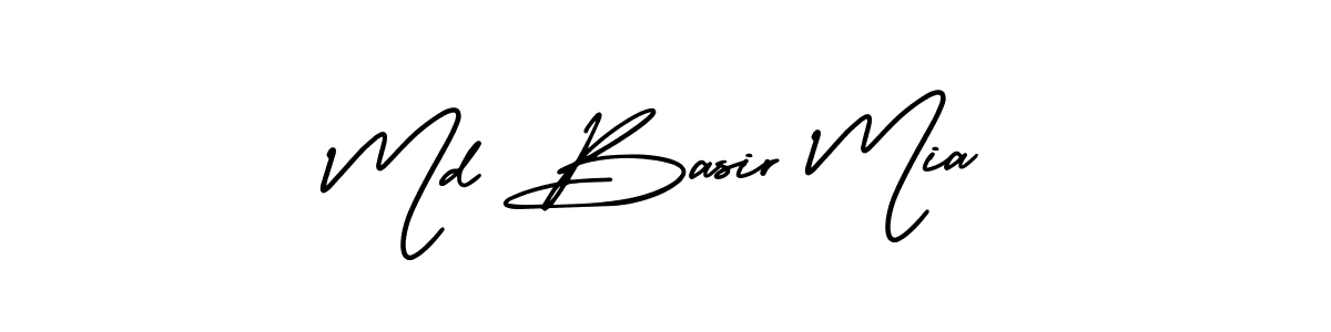 Make a beautiful signature design for name Md Basir Mia. Use this online signature maker to create a handwritten signature for free. Md Basir Mia signature style 3 images and pictures png
