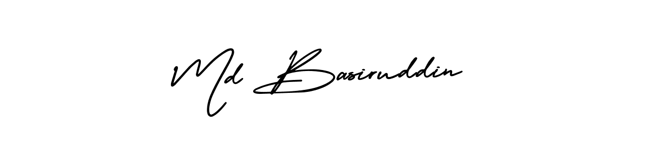 AmerikaSignatureDemo-Regular is a professional signature style that is perfect for those who want to add a touch of class to their signature. It is also a great choice for those who want to make their signature more unique. Get Md Basiruddin name to fancy signature for free. Md Basiruddin signature style 3 images and pictures png