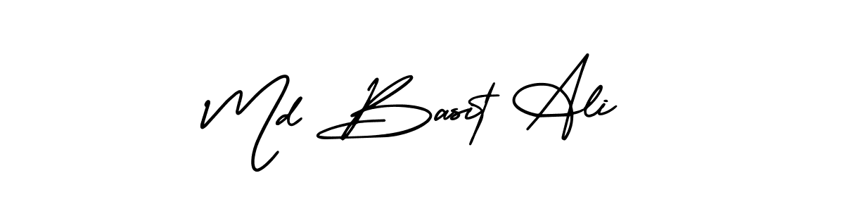 Make a beautiful signature design for name Md Basit Ali. Use this online signature maker to create a handwritten signature for free. Md Basit Ali signature style 3 images and pictures png