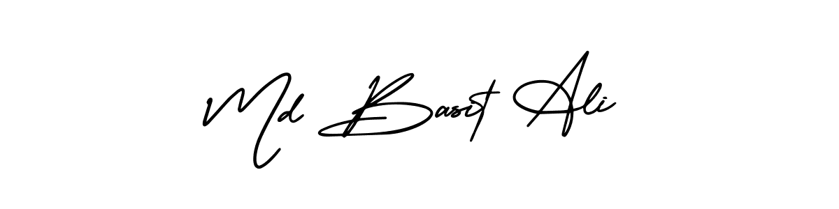 Make a beautiful signature design for name Md Basit Ali. Use this online signature maker to create a handwritten signature for free. Md Basit Ali signature style 3 images and pictures png