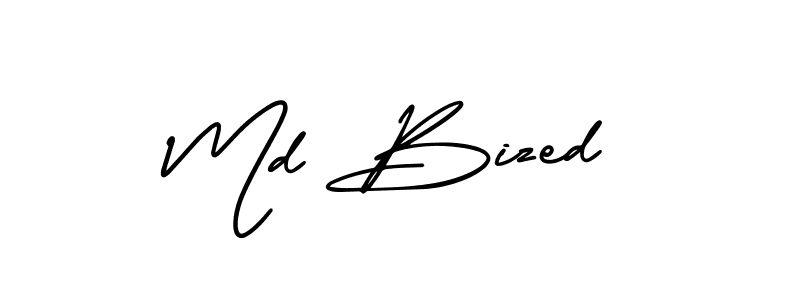 Also You can easily find your signature by using the search form. We will create Md Bized name handwritten signature images for you free of cost using AmerikaSignatureDemo-Regular sign style. Md Bized signature style 3 images and pictures png