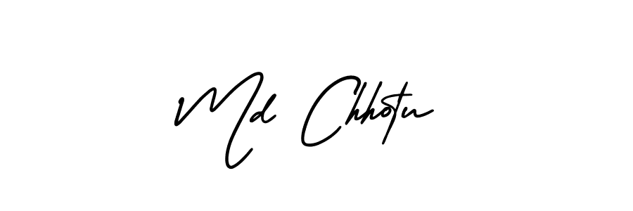 Also we have Md Chhotu name is the best signature style. Create professional handwritten signature collection using AmerikaSignatureDemo-Regular autograph style. Md Chhotu signature style 3 images and pictures png