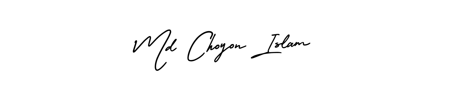 Similarly AmerikaSignatureDemo-Regular is the best handwritten signature design. Signature creator online .You can use it as an online autograph creator for name Md Choyon Islam. Md Choyon Islam signature style 3 images and pictures png