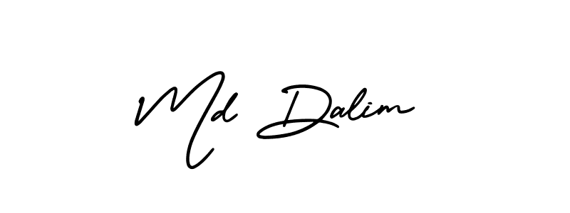 Also we have Md Dalim name is the best signature style. Create professional handwritten signature collection using AmerikaSignatureDemo-Regular autograph style. Md Dalim signature style 3 images and pictures png