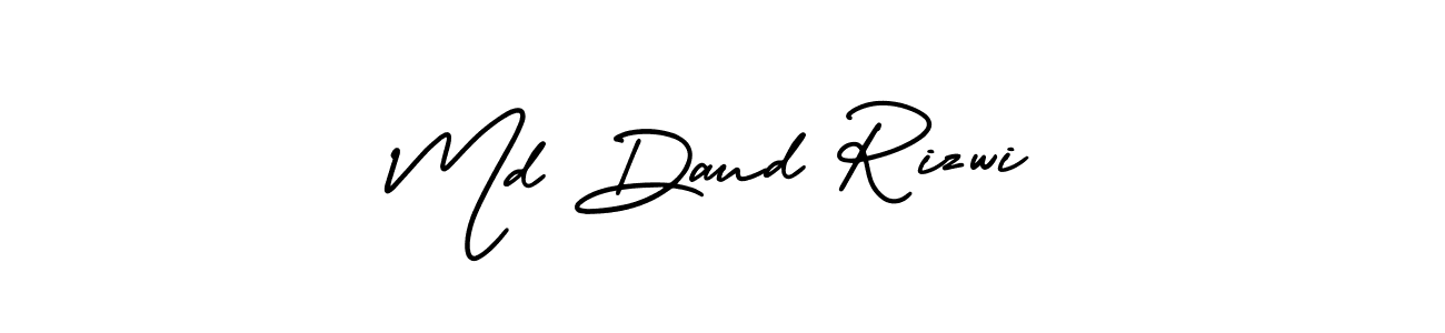 if you are searching for the best signature style for your name Md Daud Rizwi. so please give up your signature search. here we have designed multiple signature styles  using AmerikaSignatureDemo-Regular. Md Daud Rizwi signature style 3 images and pictures png