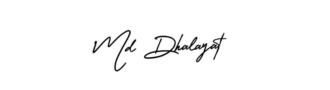 Similarly AmerikaSignatureDemo-Regular is the best handwritten signature design. Signature creator online .You can use it as an online autograph creator for name Md Dhalayat. Md Dhalayat signature style 3 images and pictures png