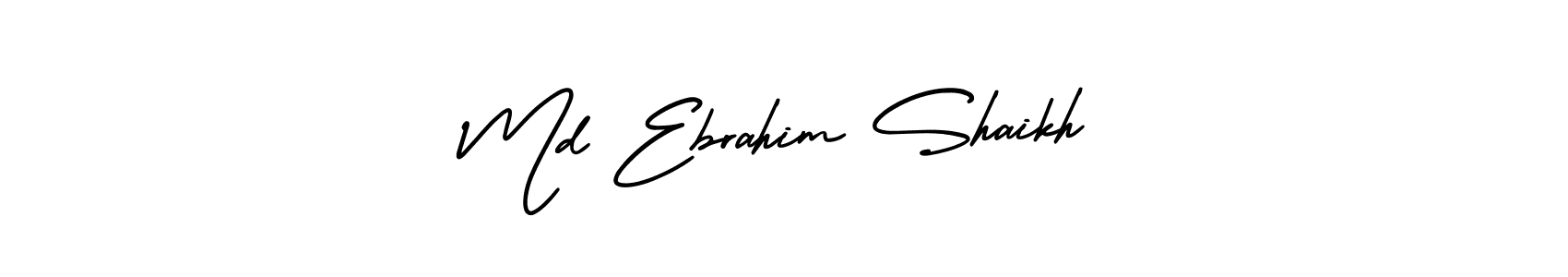 Also we have Md Ebrahim Shaikh name is the best signature style. Create professional handwritten signature collection using AmerikaSignatureDemo-Regular autograph style. Md Ebrahim Shaikh signature style 3 images and pictures png
