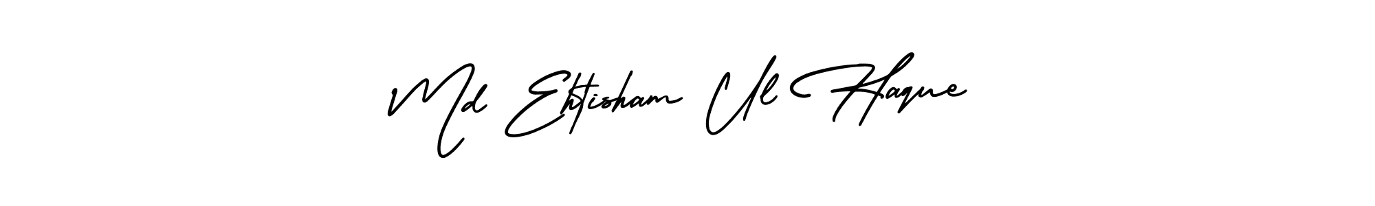 How to make Md Ehtisham Ul Haque name signature. Use AmerikaSignatureDemo-Regular style for creating short signs online. This is the latest handwritten sign. Md Ehtisham Ul Haque signature style 3 images and pictures png