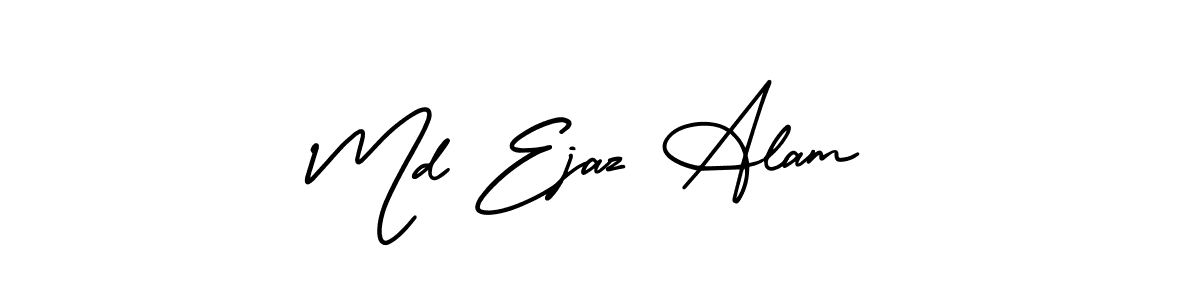 Make a short Md Ejaz Alam signature style. Manage your documents anywhere anytime using AmerikaSignatureDemo-Regular. Create and add eSignatures, submit forms, share and send files easily. Md Ejaz Alam signature style 3 images and pictures png