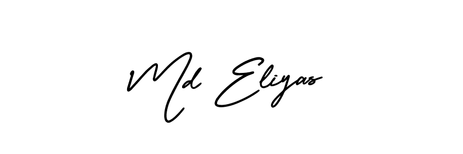 if you are searching for the best signature style for your name Md Eliyas. so please give up your signature search. here we have designed multiple signature styles  using AmerikaSignatureDemo-Regular. Md Eliyas signature style 3 images and pictures png