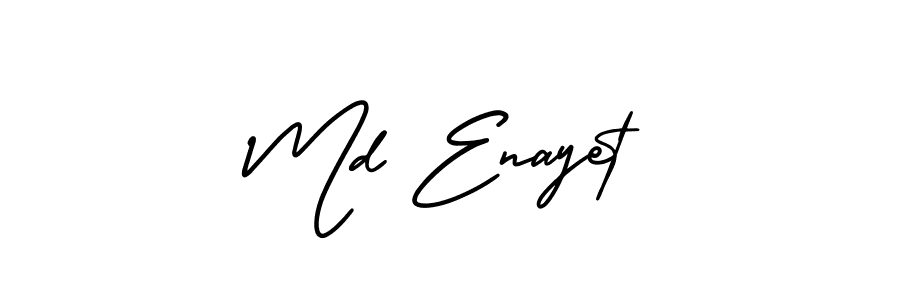 It looks lik you need a new signature style for name Md Enayet. Design unique handwritten (AmerikaSignatureDemo-Regular) signature with our free signature maker in just a few clicks. Md Enayet signature style 3 images and pictures png