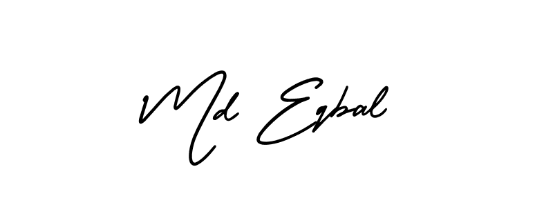 Also we have Md Eqbal name is the best signature style. Create professional handwritten signature collection using AmerikaSignatureDemo-Regular autograph style. Md Eqbal signature style 3 images and pictures png