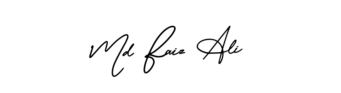 See photos of Md Faiz Ali official signature by Spectra . Check more albums & portfolios. Read reviews & check more about AmerikaSignatureDemo-Regular font. Md Faiz Ali signature style 3 images and pictures png