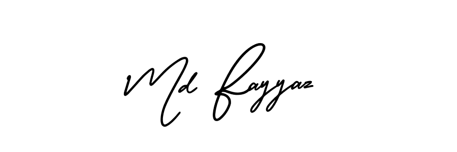 How to Draw Md Fayyaz signature style? AmerikaSignatureDemo-Regular is a latest design signature styles for name Md Fayyaz. Md Fayyaz signature style 3 images and pictures png