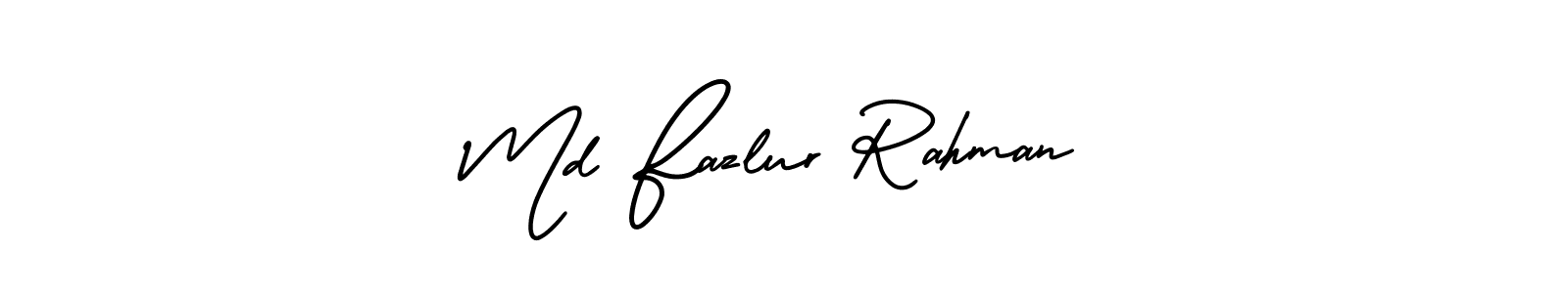 How to make Md Fazlur Rahman signature? AmerikaSignatureDemo-Regular is a professional autograph style. Create handwritten signature for Md Fazlur Rahman name. Md Fazlur Rahman signature style 3 images and pictures png