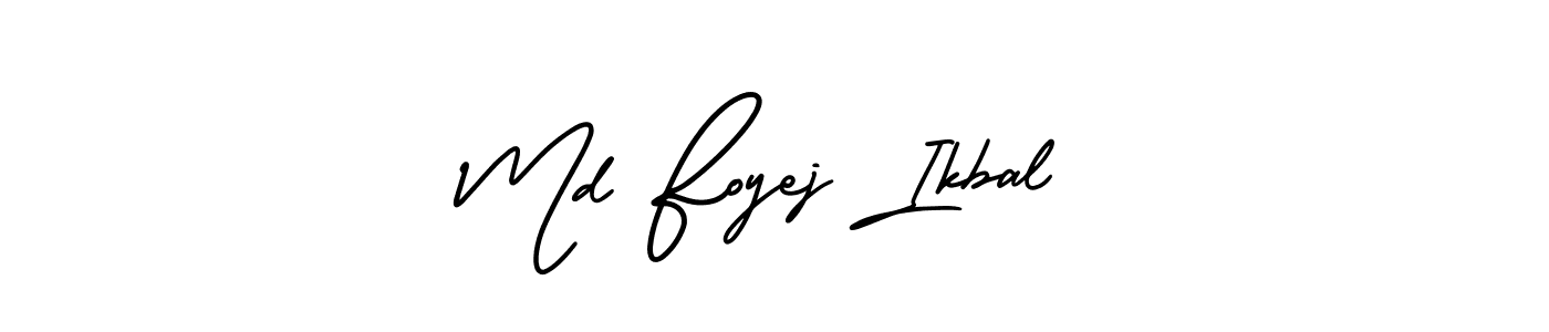 Best and Professional Signature Style for Md Foyej Ikbal. AmerikaSignatureDemo-Regular Best Signature Style Collection. Md Foyej Ikbal signature style 3 images and pictures png