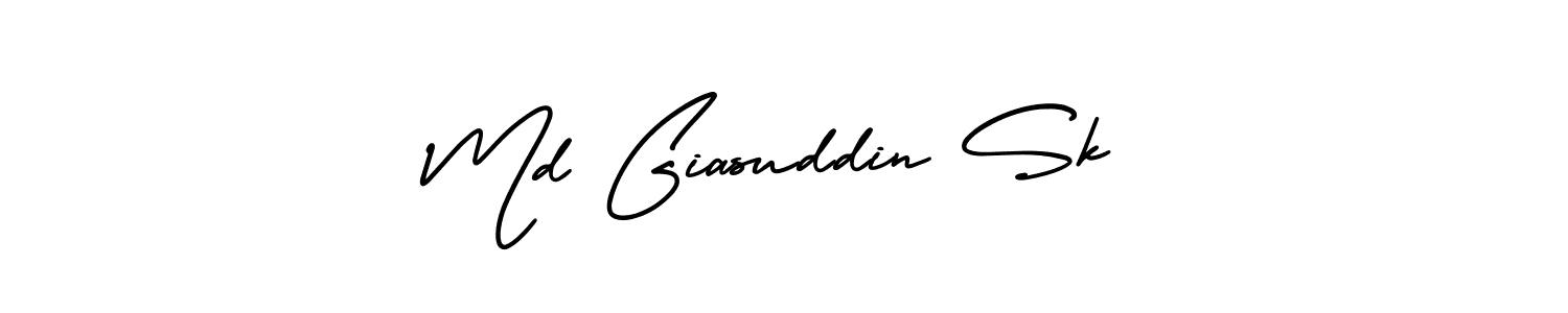 Also You can easily find your signature by using the search form. We will create Md Giasuddin Sk name handwritten signature images for you free of cost using AmerikaSignatureDemo-Regular sign style. Md Giasuddin Sk signature style 3 images and pictures png