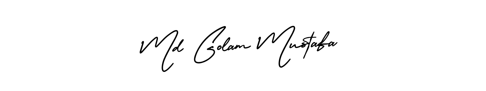 AmerikaSignatureDemo-Regular is a professional signature style that is perfect for those who want to add a touch of class to their signature. It is also a great choice for those who want to make their signature more unique. Get Md Golam Mustafa name to fancy signature for free. Md Golam Mustafa signature style 3 images and pictures png