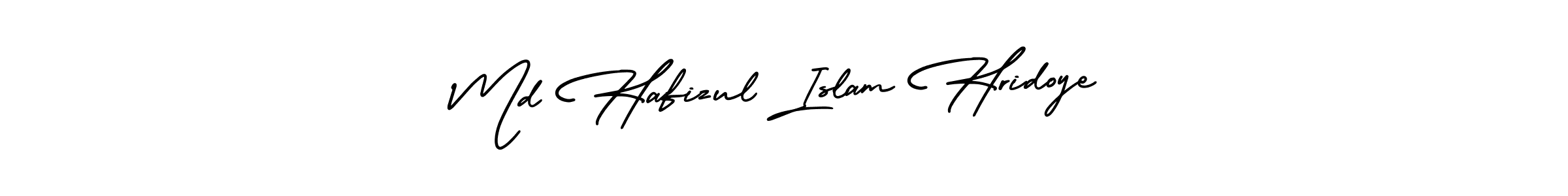 Create a beautiful signature design for name Md Hafizul Islam Hridoye. With this signature (AmerikaSignatureDemo-Regular) fonts, you can make a handwritten signature for free. Md Hafizul Islam Hridoye signature style 3 images and pictures png