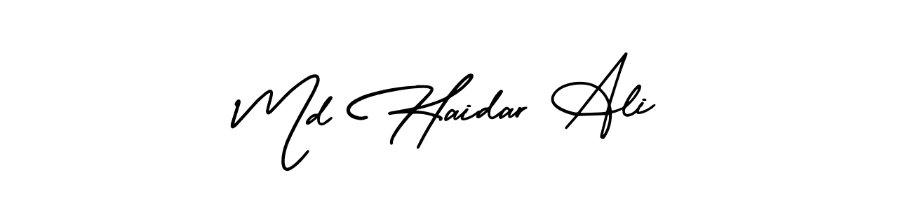 Make a beautiful signature design for name Md Haidar Ali. Use this online signature maker to create a handwritten signature for free. Md Haidar Ali signature style 3 images and pictures png