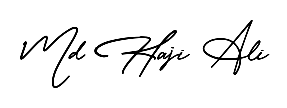 Upgrade your professional image with Md Haji Ali signature created with AmerikaSignatureDemo-Regular font. Fast, free, and watermark-free download. Md Haji Ali signature style 3 images and pictures png