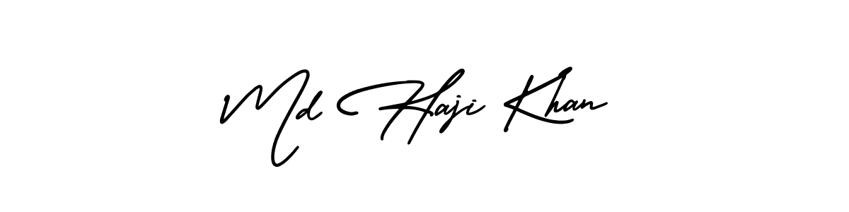 Similarly AmerikaSignatureDemo-Regular is the best handwritten signature design. Signature creator online .You can use it as an online autograph creator for name Md Haji Khan. Md Haji Khan signature style 3 images and pictures png