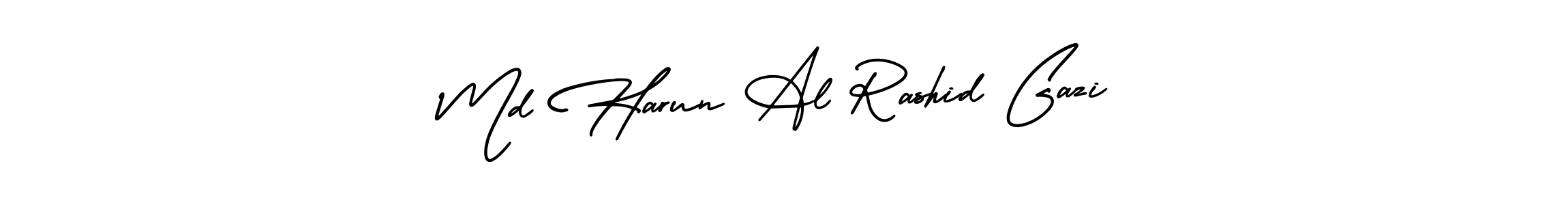 Use a signature maker to create a handwritten signature online. With this signature software, you can design (AmerikaSignatureDemo-Regular) your own signature for name Md Harun Al Rashid Gazi. Md Harun Al Rashid Gazi signature style 3 images and pictures png