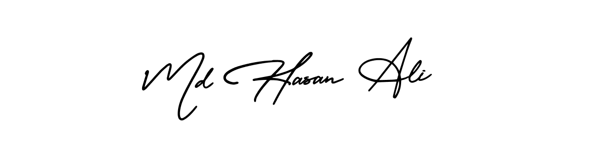 if you are searching for the best signature style for your name Md Hasan Ali. so please give up your signature search. here we have designed multiple signature styles  using AmerikaSignatureDemo-Regular. Md Hasan Ali signature style 3 images and pictures png