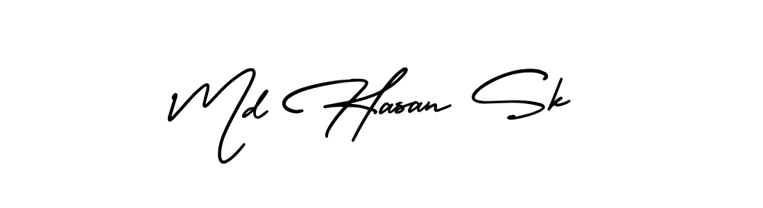 Also You can easily find your signature by using the search form. We will create Md Hasan Sk name handwritten signature images for you free of cost using AmerikaSignatureDemo-Regular sign style. Md Hasan Sk signature style 3 images and pictures png