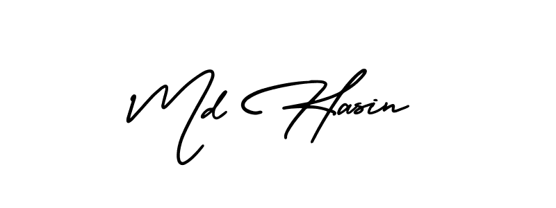 Also we have Md Hasin name is the best signature style. Create professional handwritten signature collection using AmerikaSignatureDemo-Regular autograph style. Md Hasin signature style 3 images and pictures png