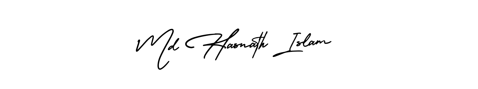 if you are searching for the best signature style for your name Md Hasnath Islam. so please give up your signature search. here we have designed multiple signature styles  using AmerikaSignatureDemo-Regular. Md Hasnath Islam signature style 3 images and pictures png