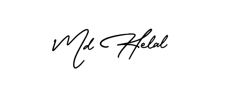 Best and Professional Signature Style for Md Helal. AmerikaSignatureDemo-Regular Best Signature Style Collection. Md Helal signature style 3 images and pictures png