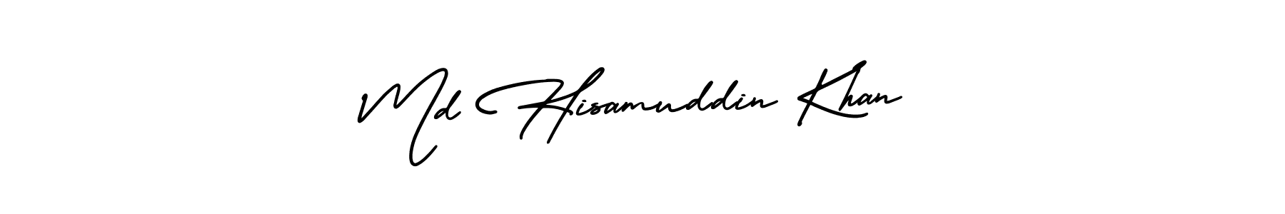 How to Draw Md Hisamuddin Khan signature style? AmerikaSignatureDemo-Regular is a latest design signature styles for name Md Hisamuddin Khan. Md Hisamuddin Khan signature style 3 images and pictures png