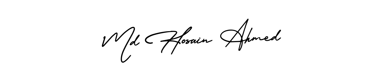 Here are the top 10 professional signature styles for the name Md Hosain Ahmed. These are the best autograph styles you can use for your name. Md Hosain Ahmed signature style 3 images and pictures png