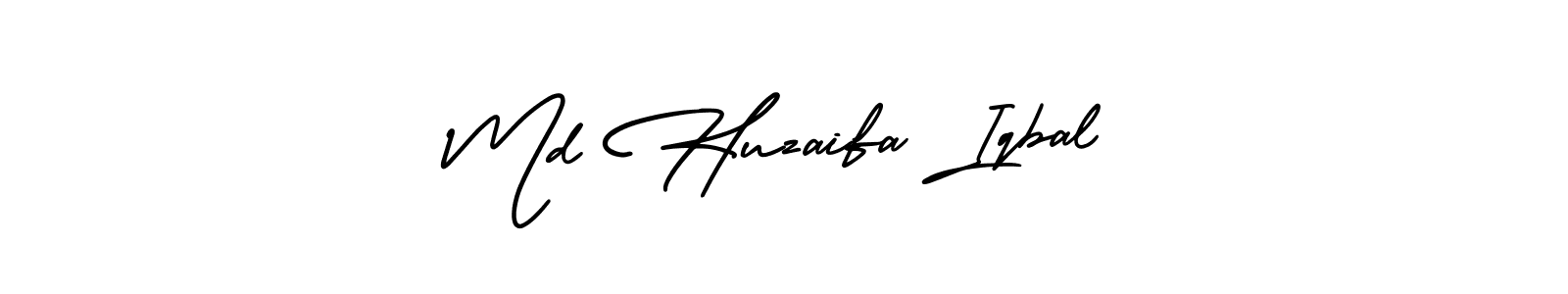 It looks lik you need a new signature style for name Md Huzaifa Iqbal. Design unique handwritten (AmerikaSignatureDemo-Regular) signature with our free signature maker in just a few clicks. Md Huzaifa Iqbal signature style 3 images and pictures png
