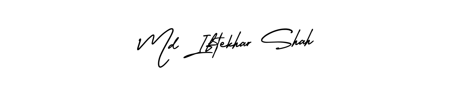 Similarly AmerikaSignatureDemo-Regular is the best handwritten signature design. Signature creator online .You can use it as an online autograph creator for name Md Iftekhar Shah. Md Iftekhar Shah signature style 3 images and pictures png