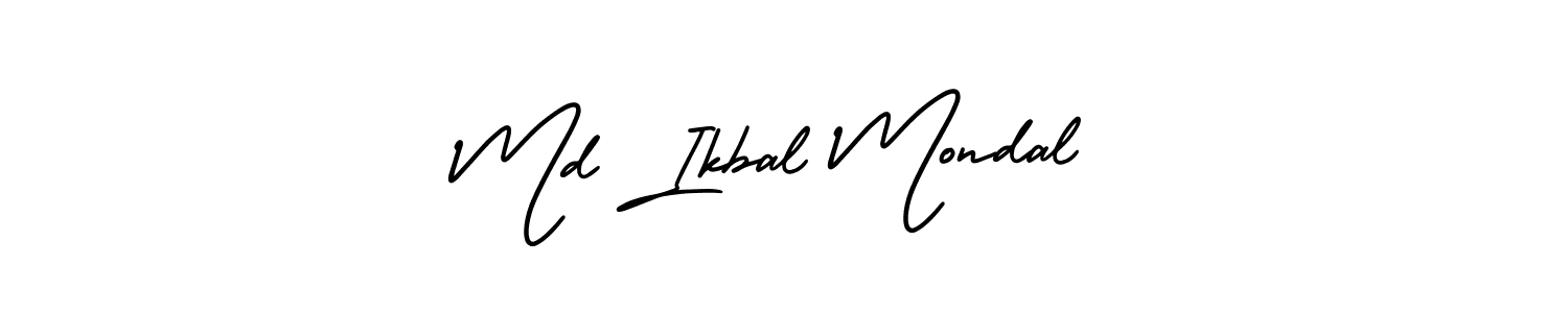 It looks lik you need a new signature style for name Md Ikbal Mondal. Design unique handwritten (AmerikaSignatureDemo-Regular) signature with our free signature maker in just a few clicks. Md Ikbal Mondal signature style 3 images and pictures png