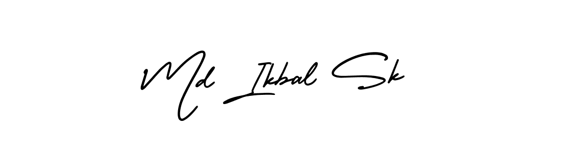 AmerikaSignatureDemo-Regular is a professional signature style that is perfect for those who want to add a touch of class to their signature. It is also a great choice for those who want to make their signature more unique. Get Md Ikbal Sk name to fancy signature for free. Md Ikbal Sk signature style 3 images and pictures png