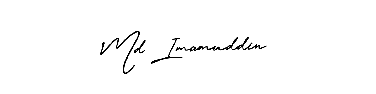 Design your own signature with our free online signature maker. With this signature software, you can create a handwritten (AmerikaSignatureDemo-Regular) signature for name Md Imamuddin. Md Imamuddin signature style 3 images and pictures png