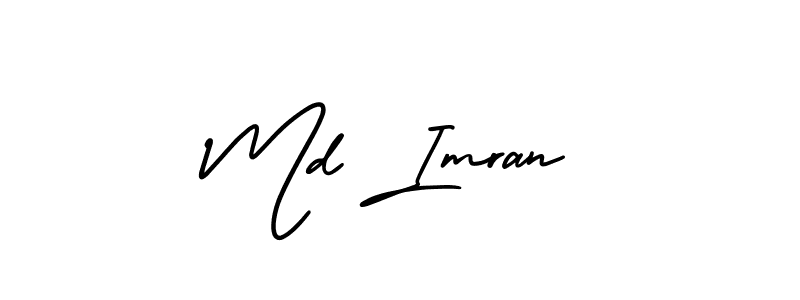 Md Imran stylish signature style. Best Handwritten Sign (AmerikaSignatureDemo-Regular) for my name. Handwritten Signature Collection Ideas for my name Md Imran. Md Imran signature style 3 images and pictures png