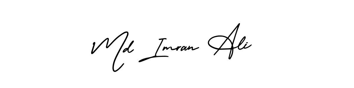 Design your own signature with our free online signature maker. With this signature software, you can create a handwritten (AmerikaSignatureDemo-Regular) signature for name Md Imran Ali. Md Imran Ali signature style 3 images and pictures png