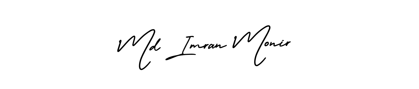 Similarly AmerikaSignatureDemo-Regular is the best handwritten signature design. Signature creator online .You can use it as an online autograph creator for name Md Imran Monir. Md Imran Monir signature style 3 images and pictures png