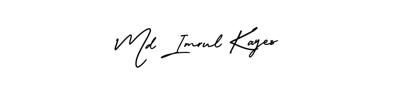 Use a signature maker to create a handwritten signature online. With this signature software, you can design (AmerikaSignatureDemo-Regular) your own signature for name Md Imrul Kayes. Md Imrul Kayes signature style 3 images and pictures png