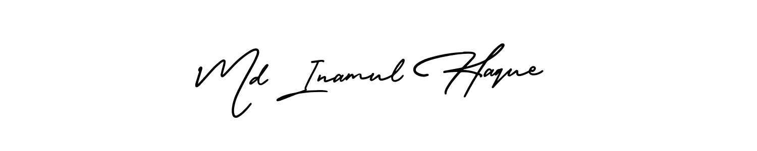 if you are searching for the best signature style for your name Md Inamul Haque. so please give up your signature search. here we have designed multiple signature styles  using AmerikaSignatureDemo-Regular. Md Inamul Haque signature style 3 images and pictures png