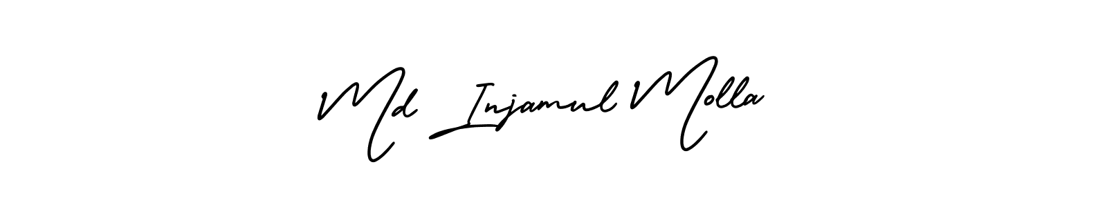 It looks lik you need a new signature style for name Md Injamul Molla. Design unique handwritten (AmerikaSignatureDemo-Regular) signature with our free signature maker in just a few clicks. Md Injamul Molla signature style 3 images and pictures png