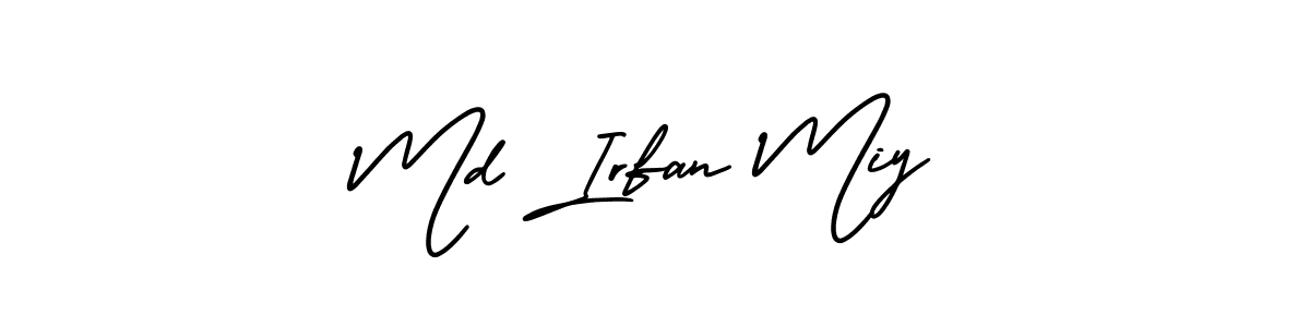 Similarly AmerikaSignatureDemo-Regular is the best handwritten signature design. Signature creator online .You can use it as an online autograph creator for name Md Irfan Miy. Md Irfan Miy signature style 3 images and pictures png
