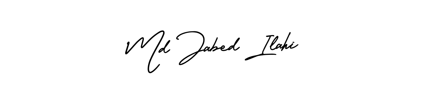 Make a beautiful signature design for name Md Jabed Ilahi. With this signature (AmerikaSignatureDemo-Regular) style, you can create a handwritten signature for free. Md Jabed Ilahi signature style 3 images and pictures png