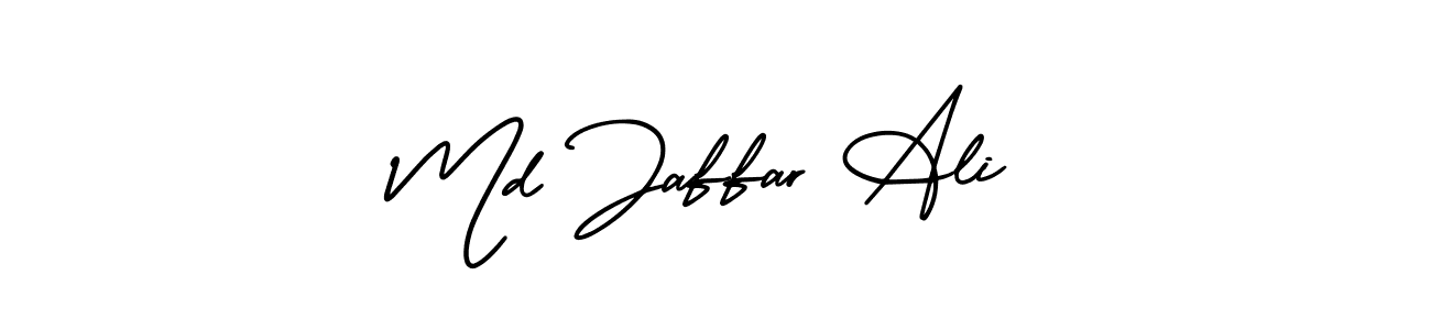 Md Jaffar Ali stylish signature style. Best Handwritten Sign (AmerikaSignatureDemo-Regular) for my name. Handwritten Signature Collection Ideas for my name Md Jaffar Ali. Md Jaffar Ali signature style 3 images and pictures png