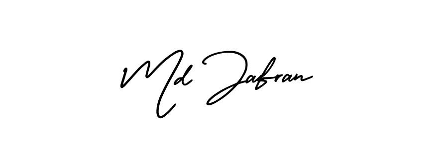 Similarly AmerikaSignatureDemo-Regular is the best handwritten signature design. Signature creator online .You can use it as an online autograph creator for name Md Jafran. Md Jafran signature style 3 images and pictures png
