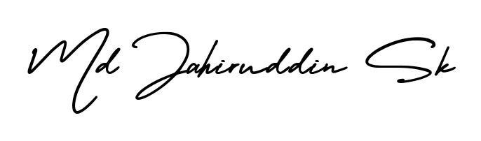 Create your official email sign-off with Md Jahiruddin Sk name in AmerikaSignatureDemo-Regular style. Crisp, clean, and perfectly legible across all screens. Md Jahiruddin Sk signature style 3 images and pictures png
